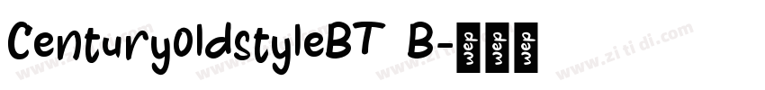 Century0ldstyleBT  B字体转换
